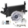 Upgrade Billet Turbo Charger With 75mm Intercooler And Genuine Oil Feed Pipe For Nissan Navara D40 Yd25 2.5l 4 Bolts