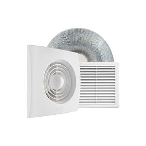 HPM 100mm Square Ducted Wall Fan Kit