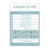 Designer Pool CPR Safety Sign Blue