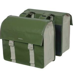 Basil Urban Load Double Pannier Bag 48-53L Green Green