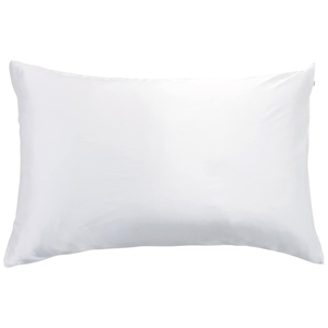Gioia Casa White Two-Sided 100% Mulberry Silk Pillowcase White