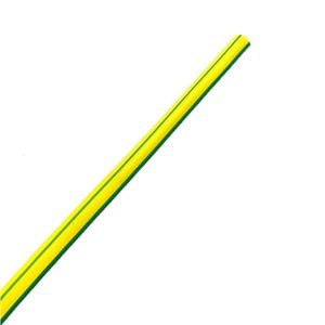 Click 12mm x 1.2m Yellow/Green Heat Shrink Thin Wall Tubing