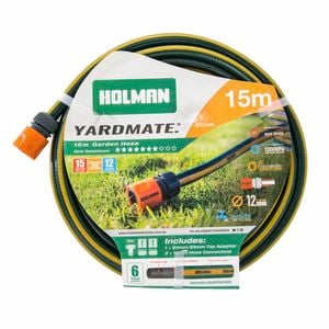 Holman 12mm x 15m Yardmate Garden Hose