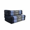 Zafu Meditation Cushion Set - 100% Kapok Fold Out Cushion Yoga Mat Zabuton Traditional Pillow