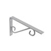 Carinya 250 x 125mm White Scroll Stayed Bracket