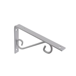 Carinya 250 x 125mm White Scroll Stayed Bracket