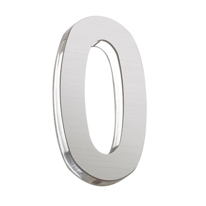 Sandleford 120mm Stainless Steel Azure House Number 0 - 0