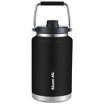 BAUMR-AG 3.8L Double Wall Insulated Stainless Steel Water Bottle with Handle, Black