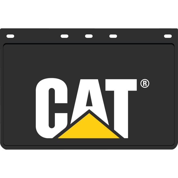1x Genuine Caterpillar CAT Mud Flap 45x30cm Truck Mudflap 4x4 4WD Ute 45cm wide x 30cm drop