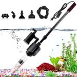 Hygger Aquarium Rechargeable Gravel Cleaner Kit - Black