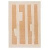 Loopsie-180cm X 120cm-harlem Beige Printed Washable Rug