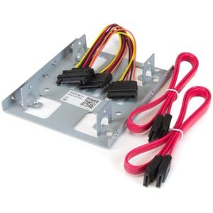 Startech.com Dual 2.5" To 3.5" Hdd Bracket For Sata Hard Drives - 2 Drive 2.5" To 3.5" Bracket For Mounting Bay
