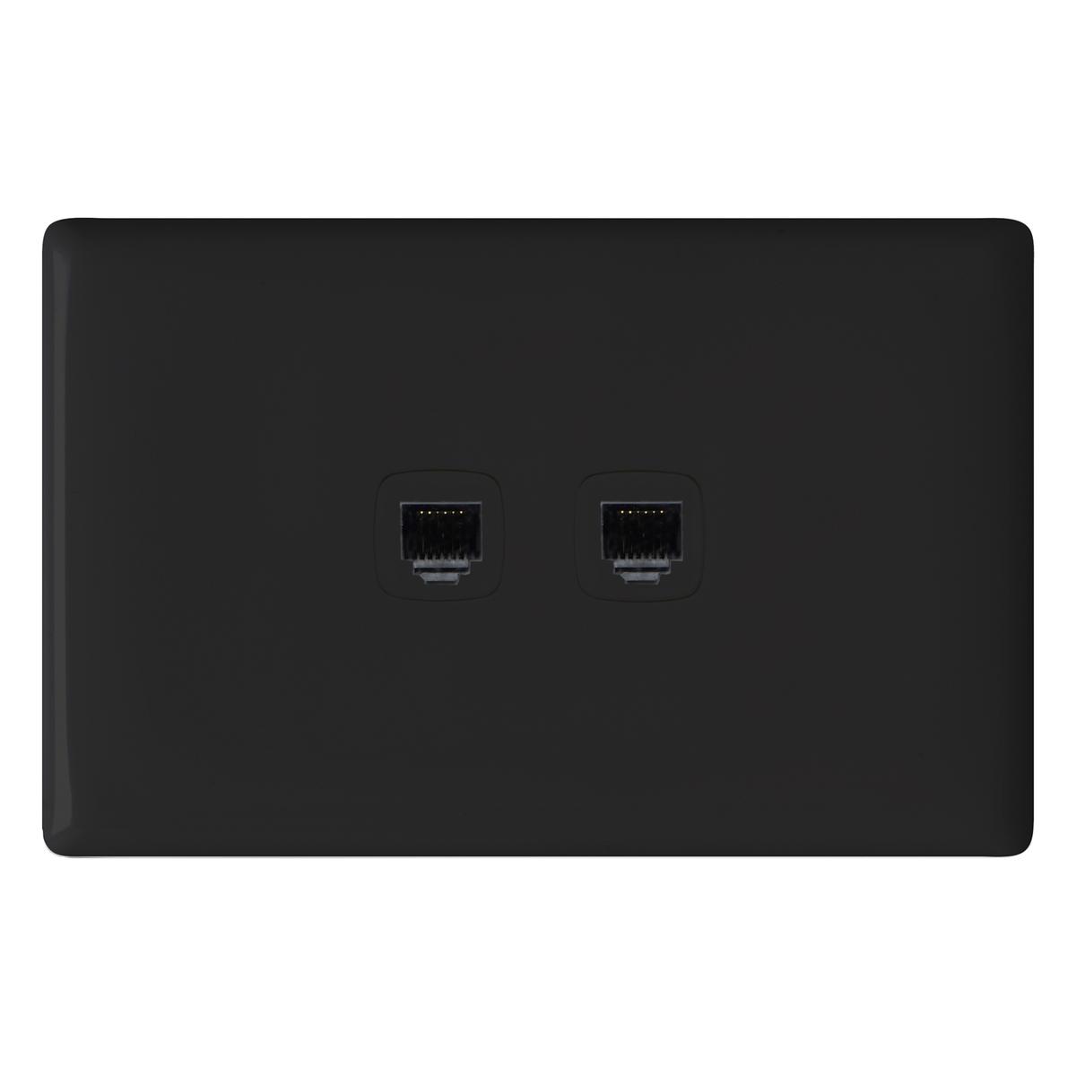 HPM LINEA Double TV And Audio 6 Pin Rj12 Socket - Bunnings Australia