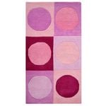 Dotty Handmade Kids Rug-K109-Pink-80x150cm