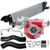 Gen1 High Flow Turbo+50mm Intercooler & Hoses And Genuine Oil Feed Pipe For Mitsubishi Triton Mr 4n15 2.4l