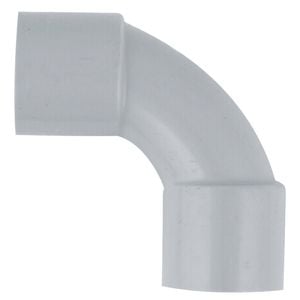 DETA 20mm Grey PVC Conduit 90° Elbow - 20 Pack