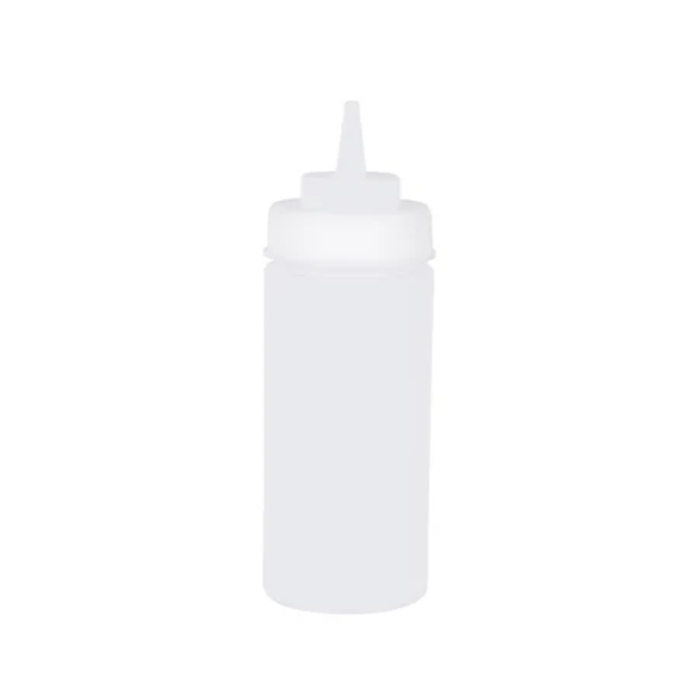 Chef Inox Squeeze Bottle Wide Mouth Clear 480ml
