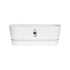 Elho 49cm White Greenville Self Watering Plant Pot