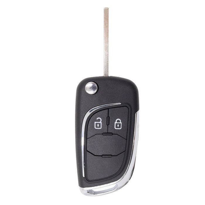 Key Zone Remote Car Key Housing Upgrade to suit Holden Barina, Cruze, Trax, VF Commodore & more - 2 Button - HU100 Blade