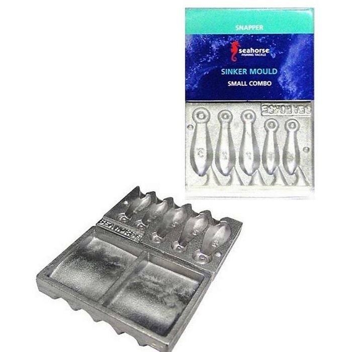 Seahorse Small Snapper Sinker Mould Combo - 1oz|2oz|3oz Snapper Sinker Mould