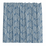 Barelli 180 x 180cm Coral Blue Polyester Shower Curtain