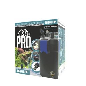 Bioscape PRO Easy Clean Canister Filter with Inbuilt Heater 1620 L/PH