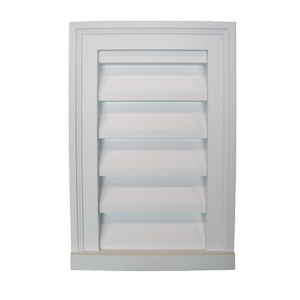 Builders Edge 304 x 457mm Rectangular Non-Functional Vent