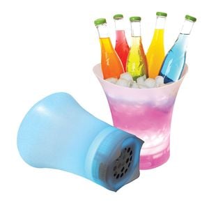 Laser Ice Bucket Bluetooth Speaker with LED Lights