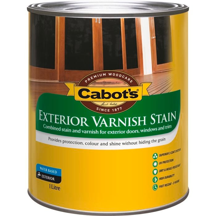 Cabot's 1L Rose Mahogany Exterior Varnish Stain