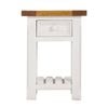 Tuscan Side Table with Slatted Shelf