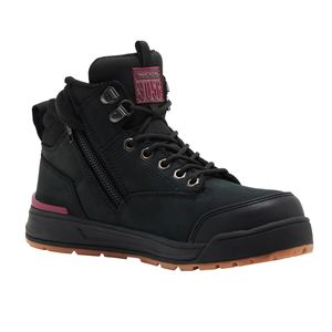 Hard Yakka Size 8 Black Side Zip Womens Boot