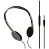 VERBATIM Multimedia Over Ear Wired Headset W/ Inline Mic & 3.5mm Jack Grey