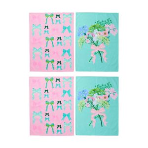 2x 2pc Maxwell & Williams Cherish Tea Towel Assorted Kitchenware Set 70x50cm
