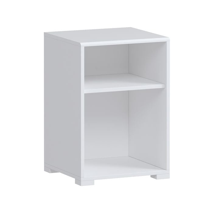 Practa White Bedroom Furniture Bedside Table