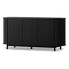 ALFORDSON Buffet Sideboard Cabinet Storage 3 Doors Black