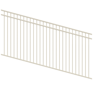 ProtectorAl 1201 - 2400W x 1200mm Surfmist Raked Up to 15º DTR All Up Pool Fence Panel