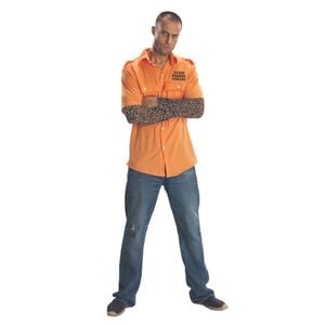Rubies Prisoner Opp Adults/Men's Dress Up Halloween Party Costume Top Size XL