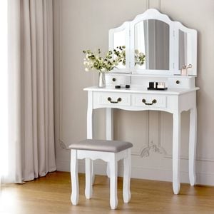 Artiss Dressing Table Mirror White