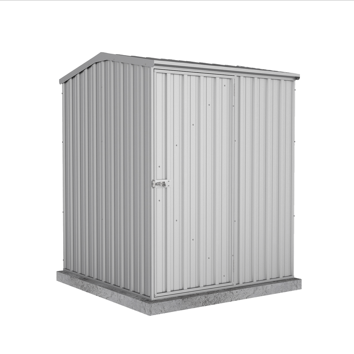 Absco Sheds 1.52 x 1.52 x 1.95m Zincalume Premier Single Door Garden Shed