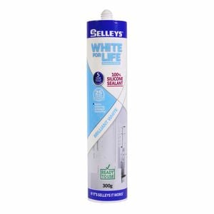 Selleys 300g Wet Area White for Life Silicone Sealant