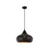 CLA Lighting MARRAKESH Black Shade with Gold Interior Pendant Light - Champagne Glass