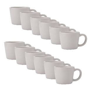 12pk La Cafetiere Ceramic Coffee Espresso Drinking Cup Mug 8x8x5cm Latte
