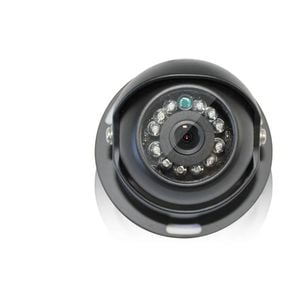 Elinz 4 PIN Heavy Duty CCD IR Reversing Camera Night Vision 12V 24V Black - Black | Wired Transmission | 4PIN System