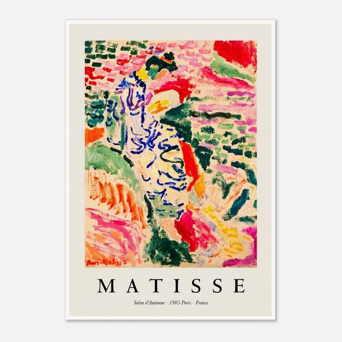 Galrie La Japonaise by Henri Matisse Framed Art Print for Elegant Home Decor, Poster Only, A3 30 x 42cm (12 x 16inch)