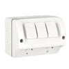 Deta 240V 10 Amp Double Outlet Outdoor Powerpoint With Extra Switch