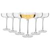 Argon Tableware Hoxton Crystal Champagne Coupe Glasses - 220ml - Pack Of 6