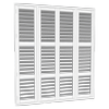 EasyAS 3500 x 2850mm White Adjustable Custom Plantation Shutters