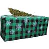 Catzon 165X38X76CM Christmas Storage Bag Waterproof Multipurpose Bag-SnowflakeGreen