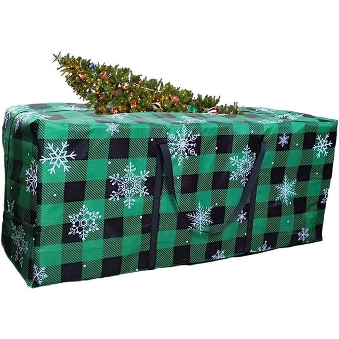 Catzon 165X38X76CM Christmas Storage Bag Waterproof Multipurpose Bag-SnowflakeGreen