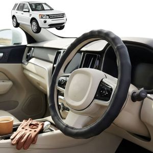 Australian Goose Steering Wheel Cover for Land Rover Freelander 2014 - Current (L359) Circle Black